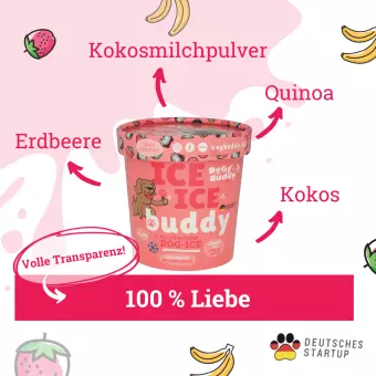 BegBuddy ICE ICE BUDDY - BIO Hundeeis-Pulver in 3 Sorten